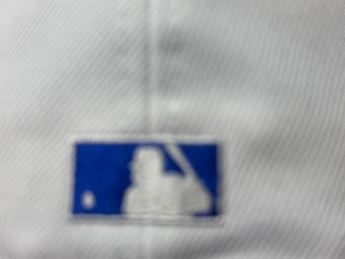 New York Yankees 1999 World Series Fitted Hats-White Royal Blue