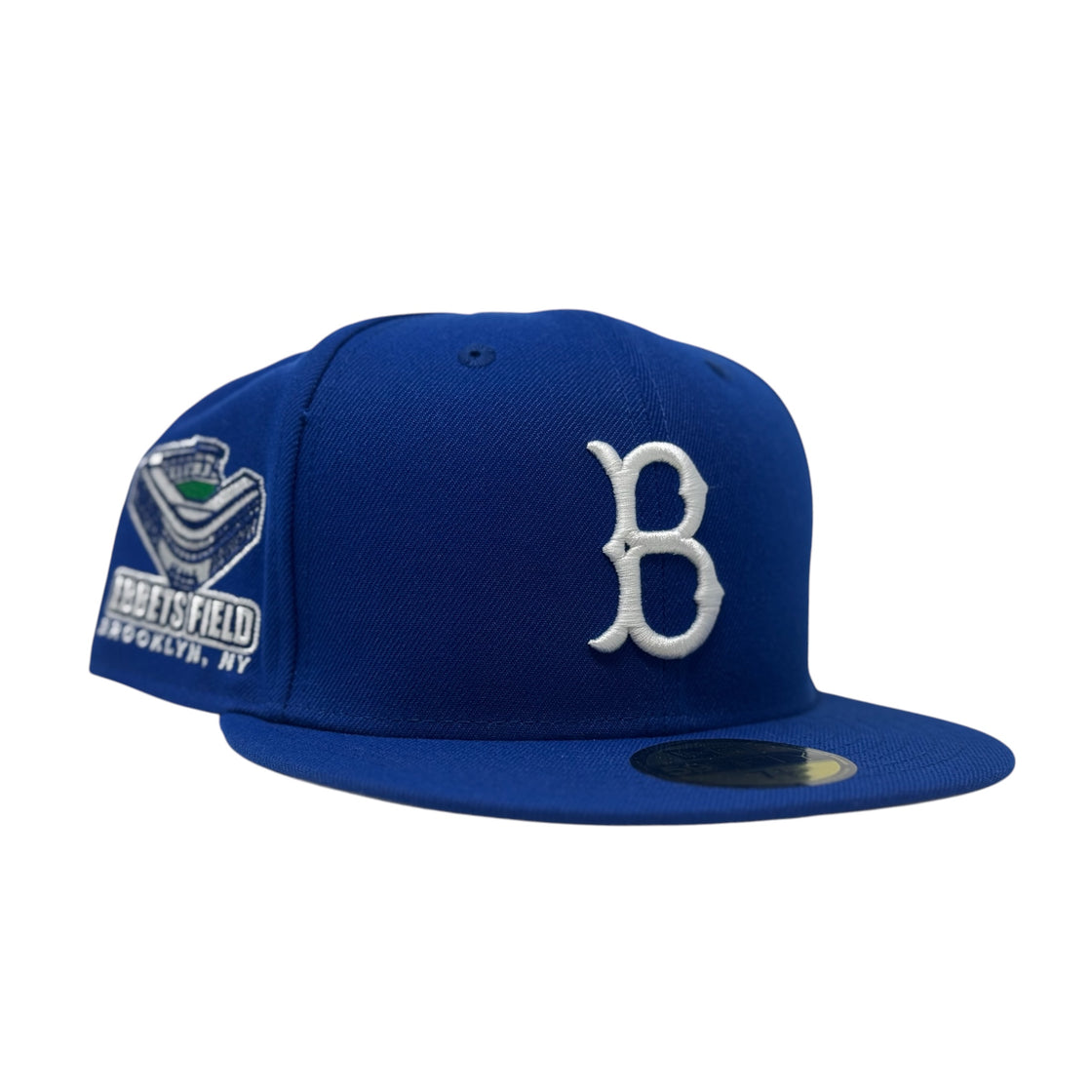 Brooklyn Dodgers Ebbets Field Light Royal Fitted Hats