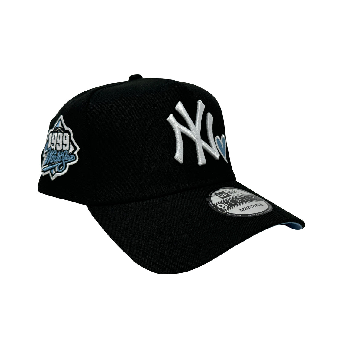 New York Yankees 1999 World Series with heart New Era 9forty A-Frame Snapback Hat