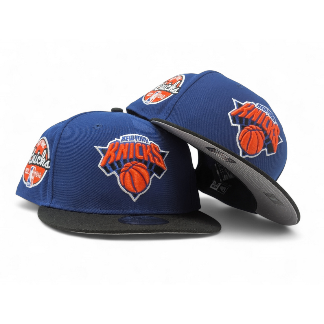 New York Knicks 1946 Established New Era Snapback Hats Royal Black