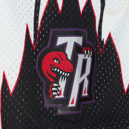 TORONTO RAPTORS MITCHELL AND NESS CREAM SWINGMAN SHORTS
