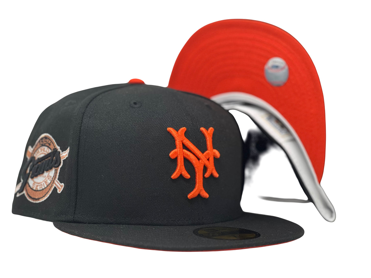New York Giants 1954 World Series Orange Brim New Era Fitted Hat