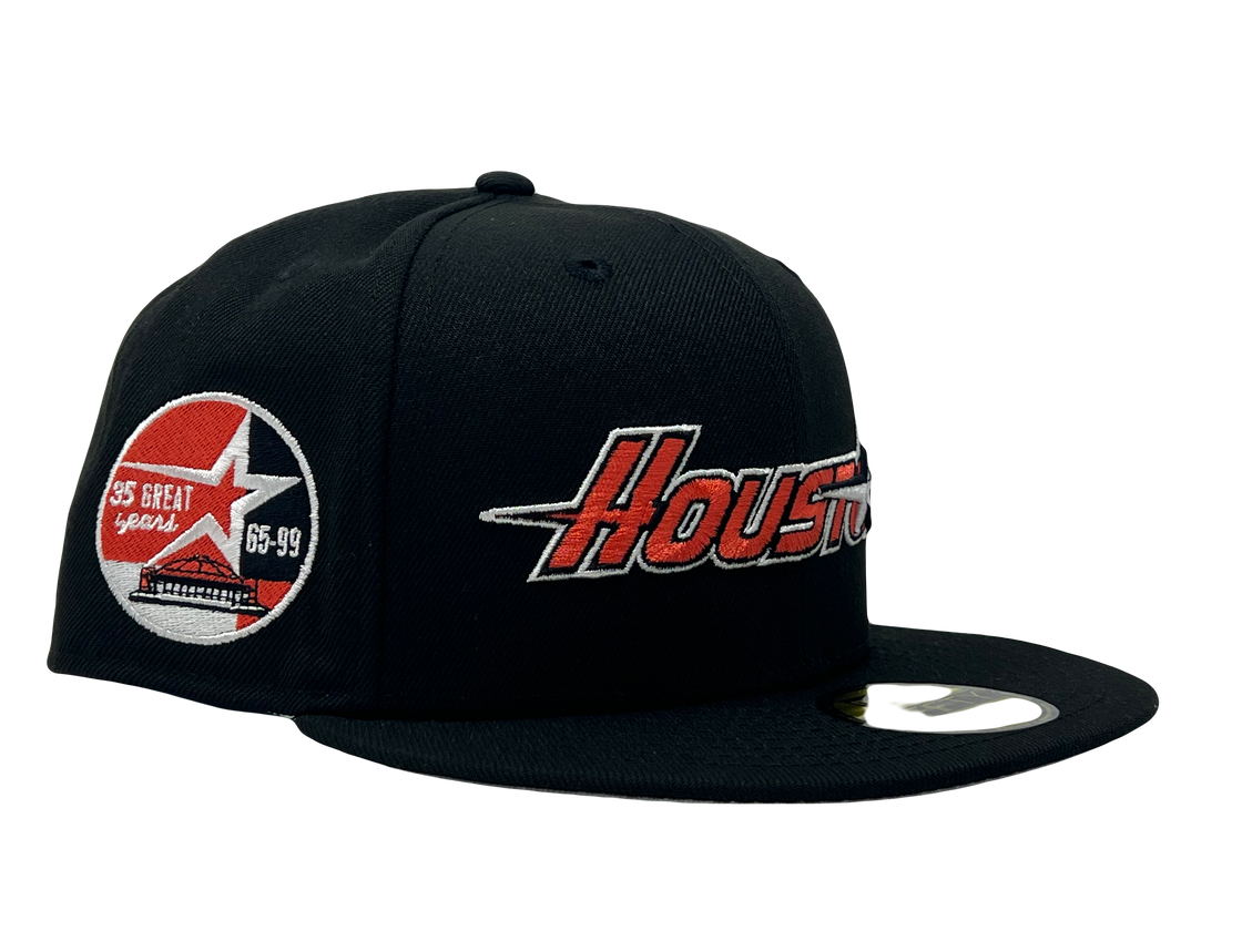 Houston Astros 35th anniversary gray brim fitted hat