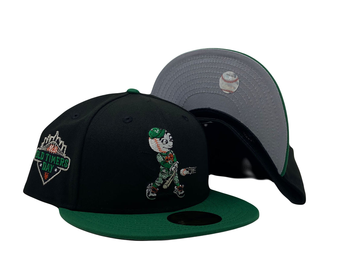 New York Mets 2023 Old Timers Day Swinging Mr. Mets Man New Era Fitted Hat