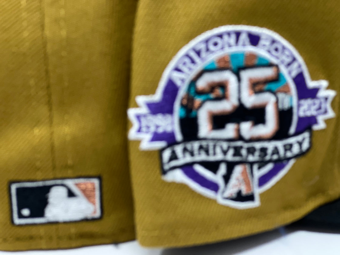 Arizona Diamondbacks 25TH Anniversary Gray Brim New Era Fitted Hat