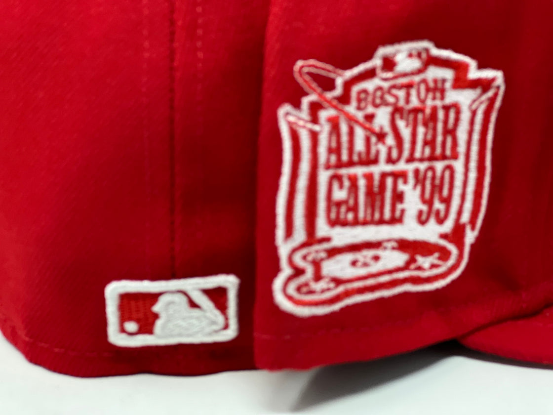 Boston Red Sox 1999 All Star Game Red 59Fifty New Era Fitted Hat