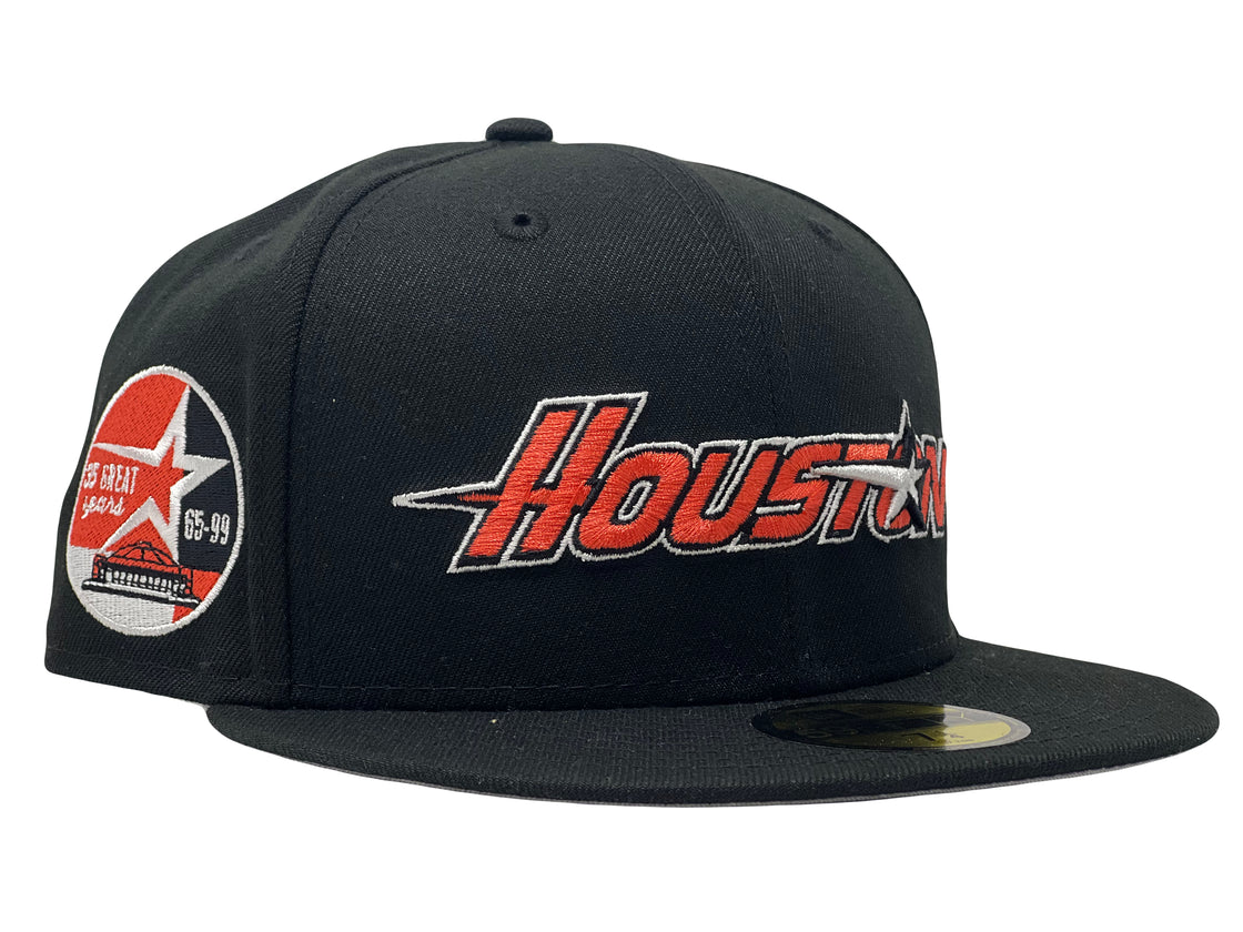 HOUSTON ASTROS 35TH ANNIVERSARY GRAY BRIM NEW ERA FITTED HAT