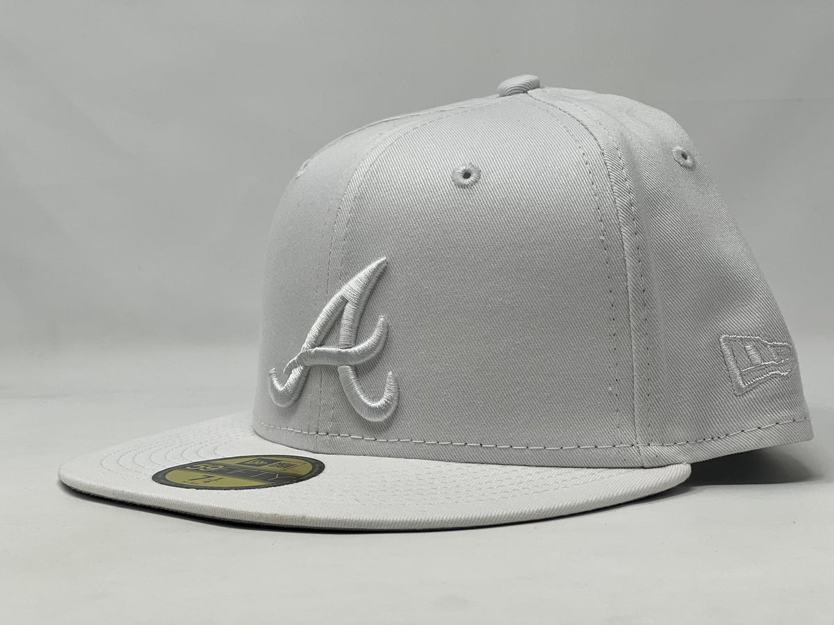 ATLANTA BRAVES ALL WHITE NEW ERA FITTED HAT – Sports World 165