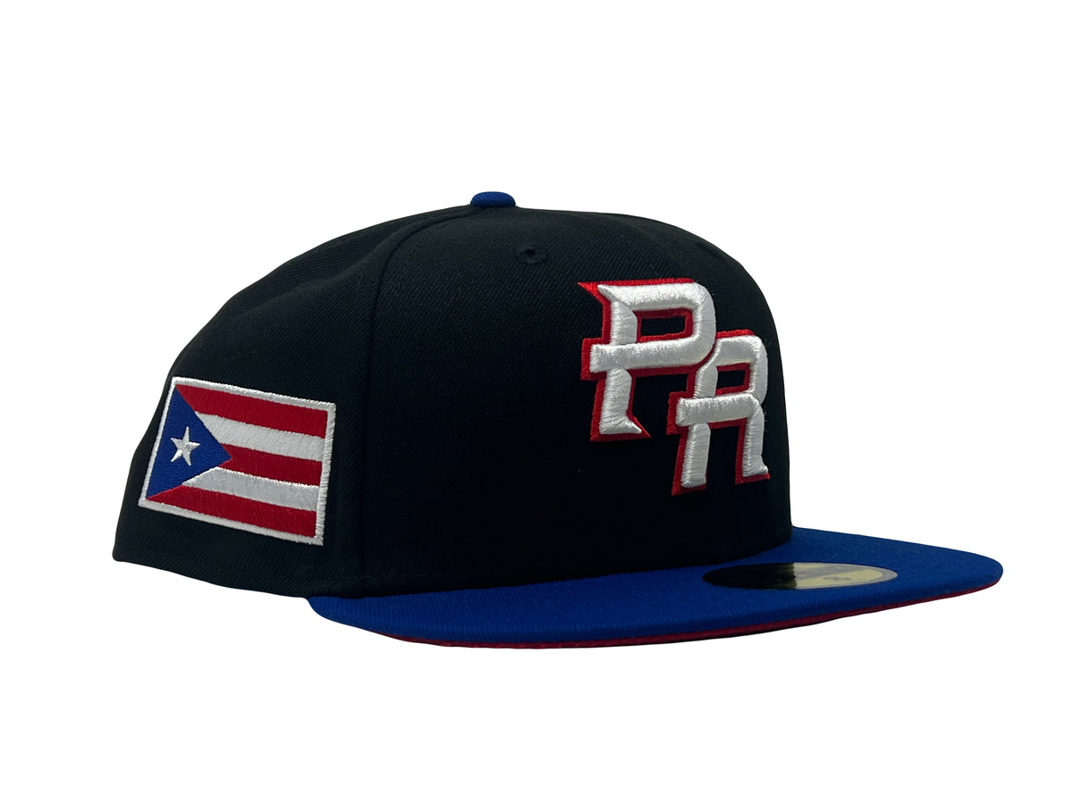 Puerto Rico 7 1/8 New Era World Baseball Classic Fitted Hat Black