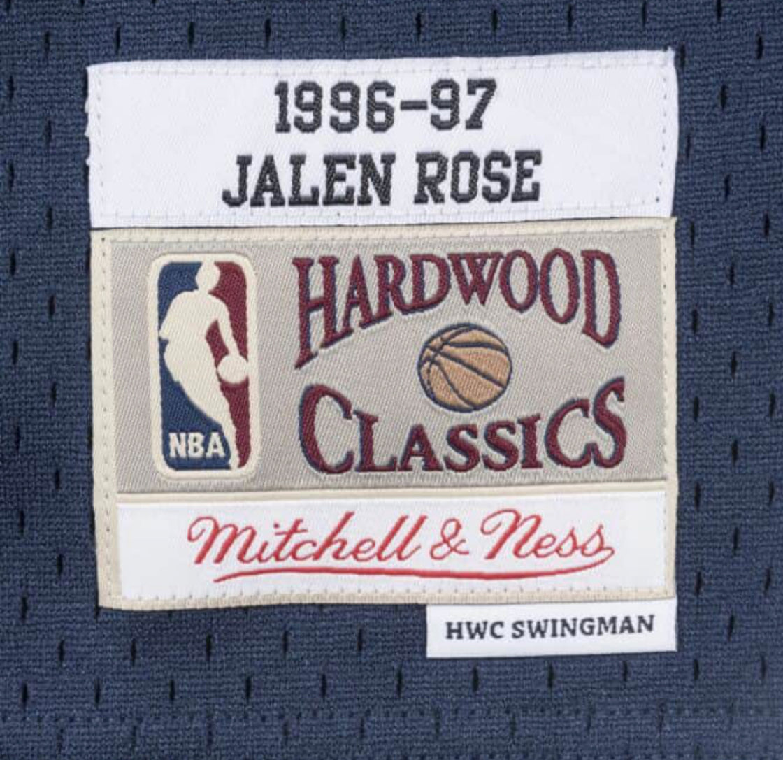 Indiana Pacers 1996-97 Jalen Rose Mitchell and Ness Swingman Jersey