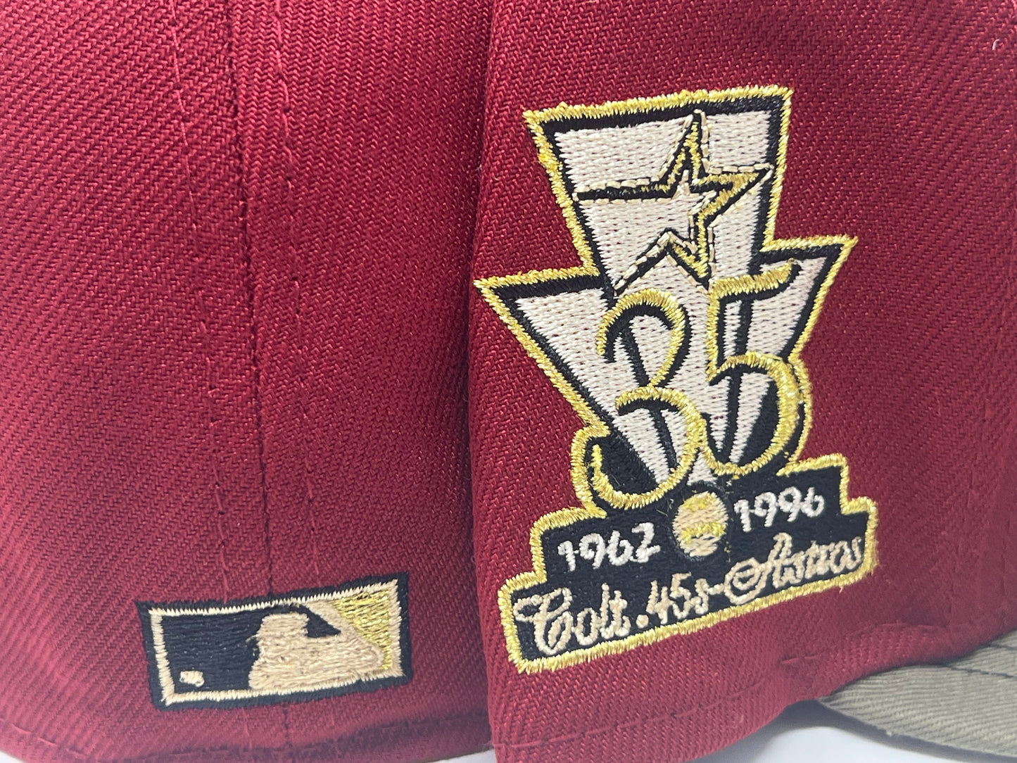 Brick Red Woodland Houston Astros Custom New Era Fitted Hat