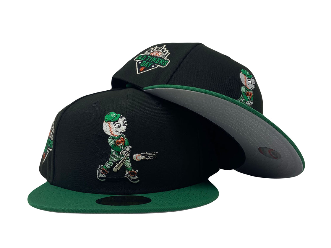 New York Mets 2023 Old Timers Day Swinging Mr. Mets Man New Era Fitted Hat