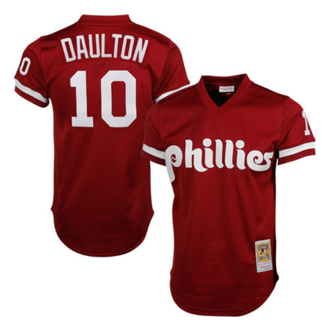 Philadelphia Phillies 1991 Pullover Jersey Darren Daulton MITCHELL AND NESS