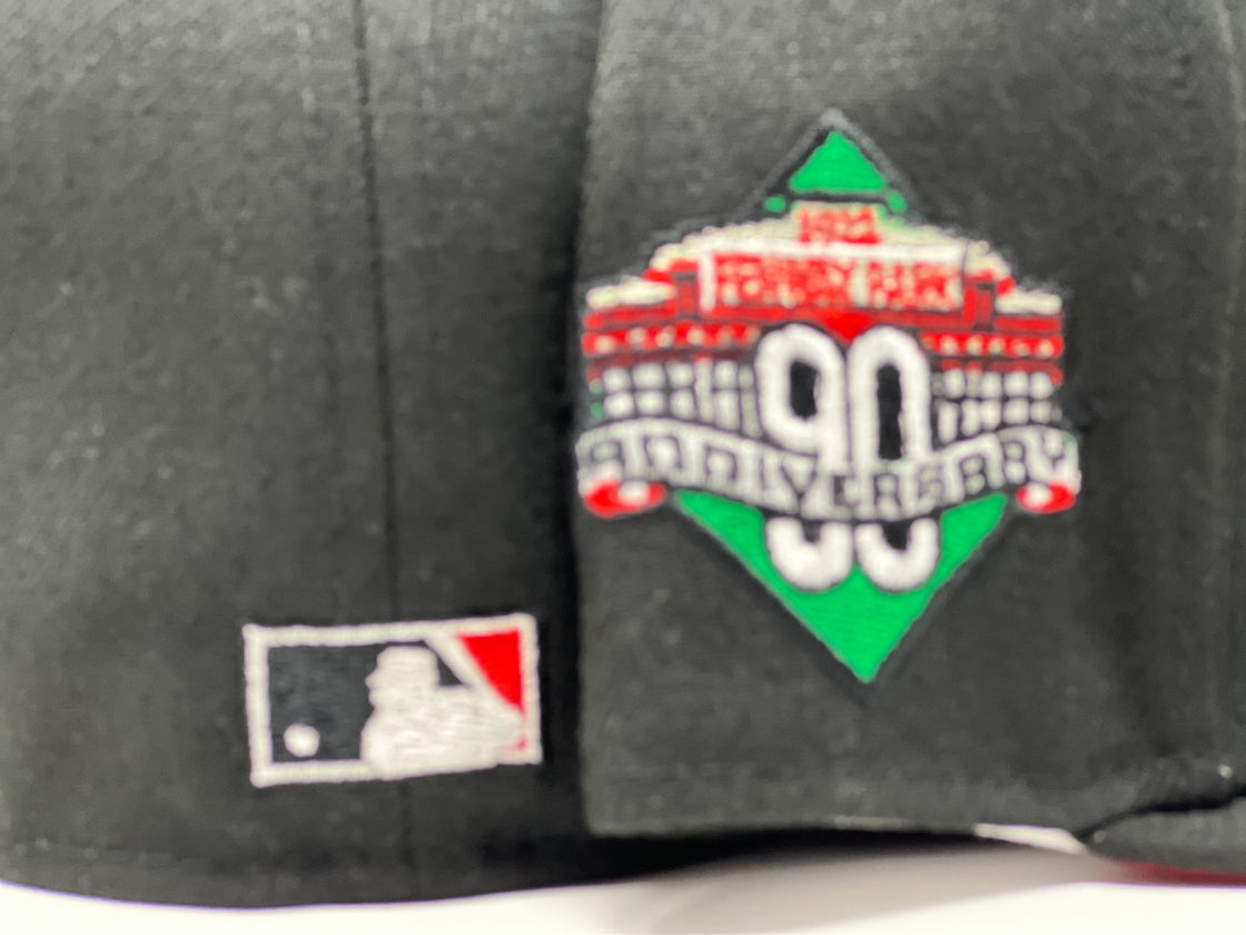 Boston Red Sox 90th Anniversary Fenway Park Red Brim 59Fifty New Era Fitted Hat