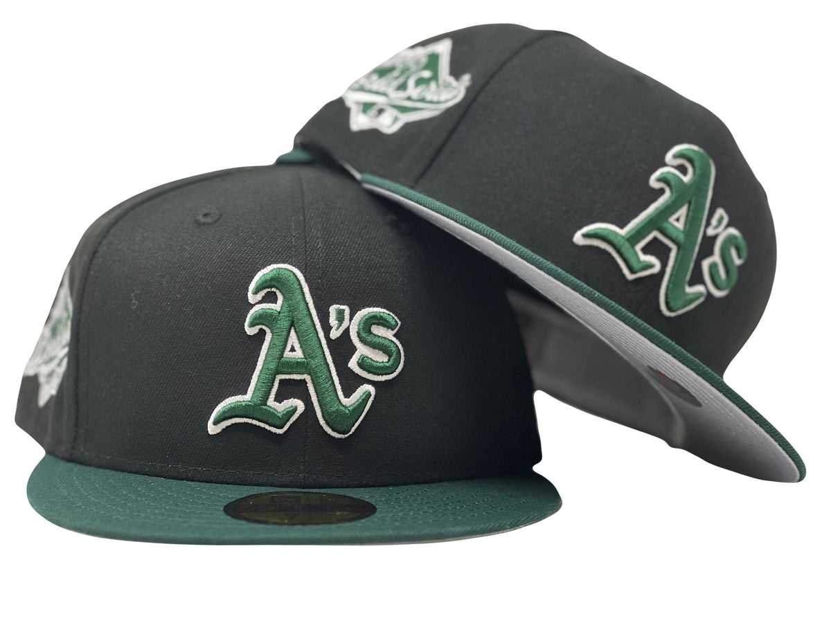 Oakland Athletics Black White 1989 WS Side Patch 59Fifty Fitted – CROWN  MINDED