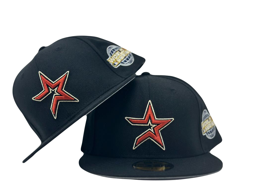 Black Houston Astros 2005 World Series Black New Era Fitted Hat – Sports  World 165