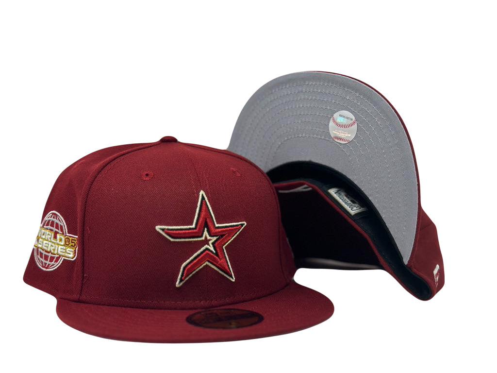 Brick Red Houston Astro 2005 World Series New Era Fitted Hat