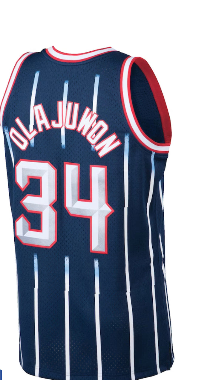 Houston Rockets Road 1996-97 Hakeem Olajuwon Swingman Jersey