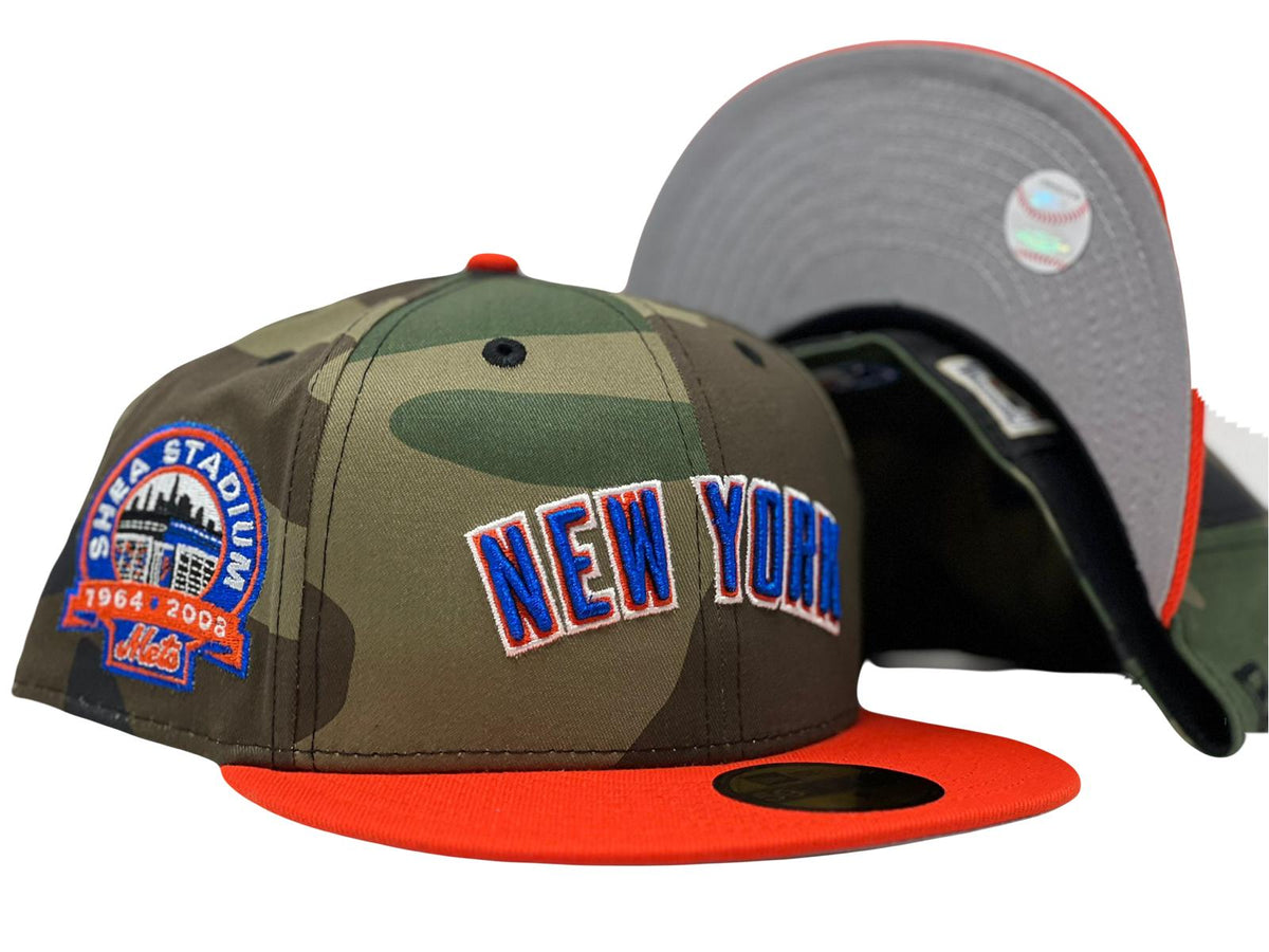 New York Mets 1964-2003 Shea Stadium Gray Brim New Era Fitted Hat