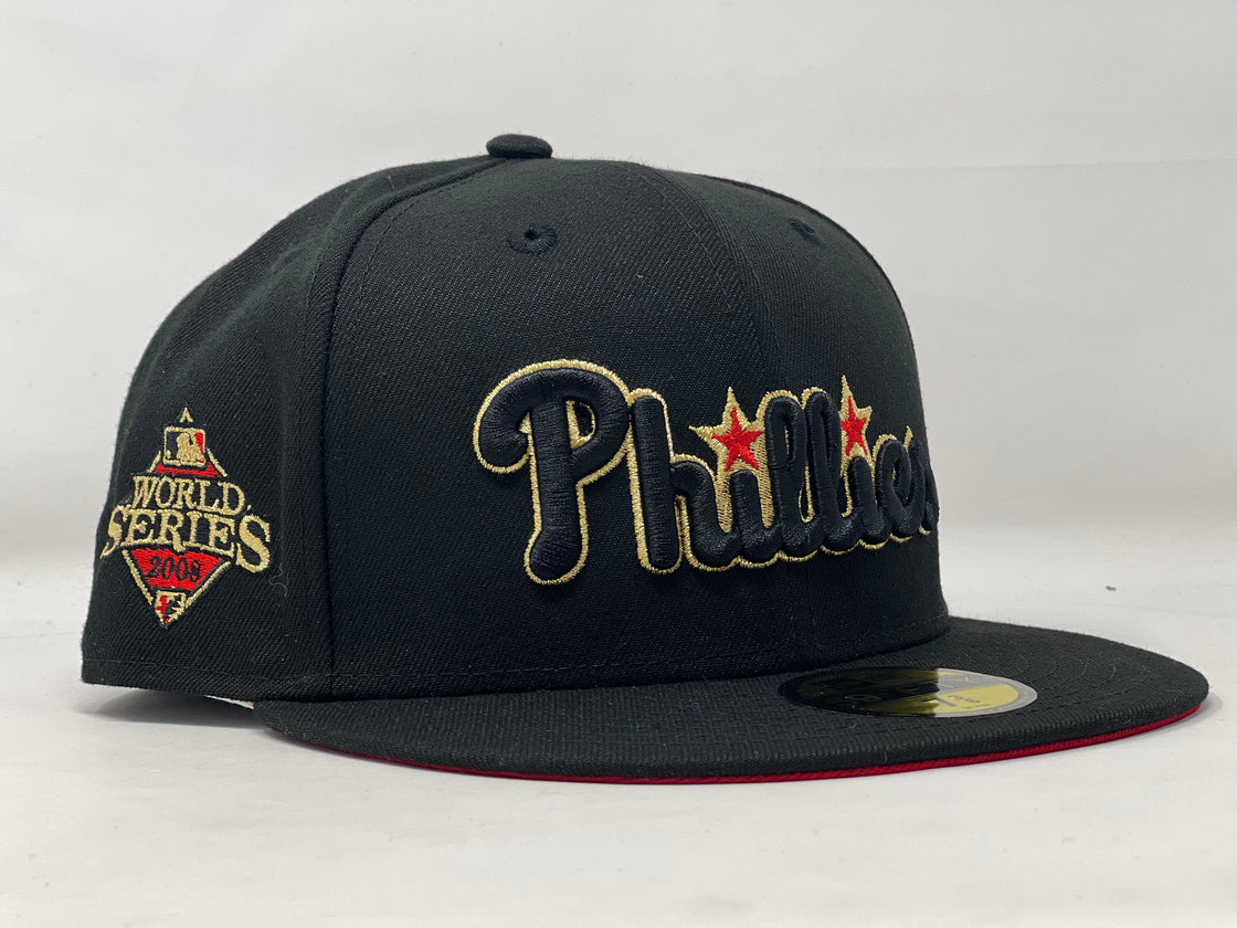 Philadelphia Phillies 2008 World Series Red Brim New Era Fitted Hat