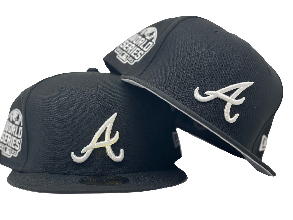 Atlanta Braves World Series Hat, Braves World Series Gray Bottom