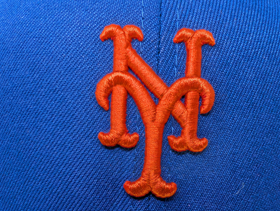 New York Mets Compound New Era Royal Blue Fitted Hats