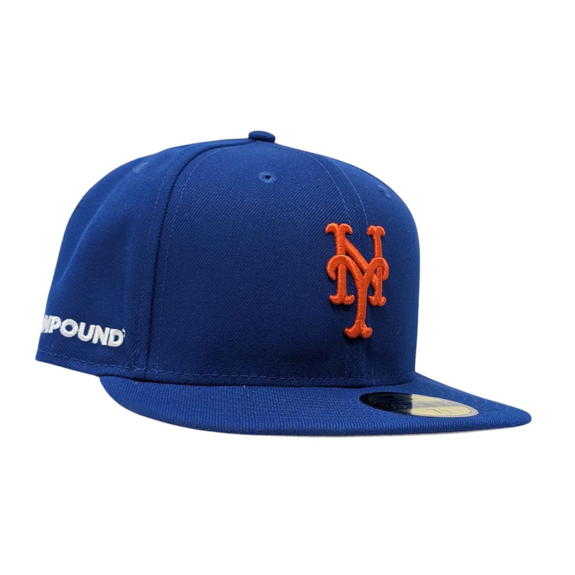 New York Mets Compound New Era Royal Blue Fitted Hats