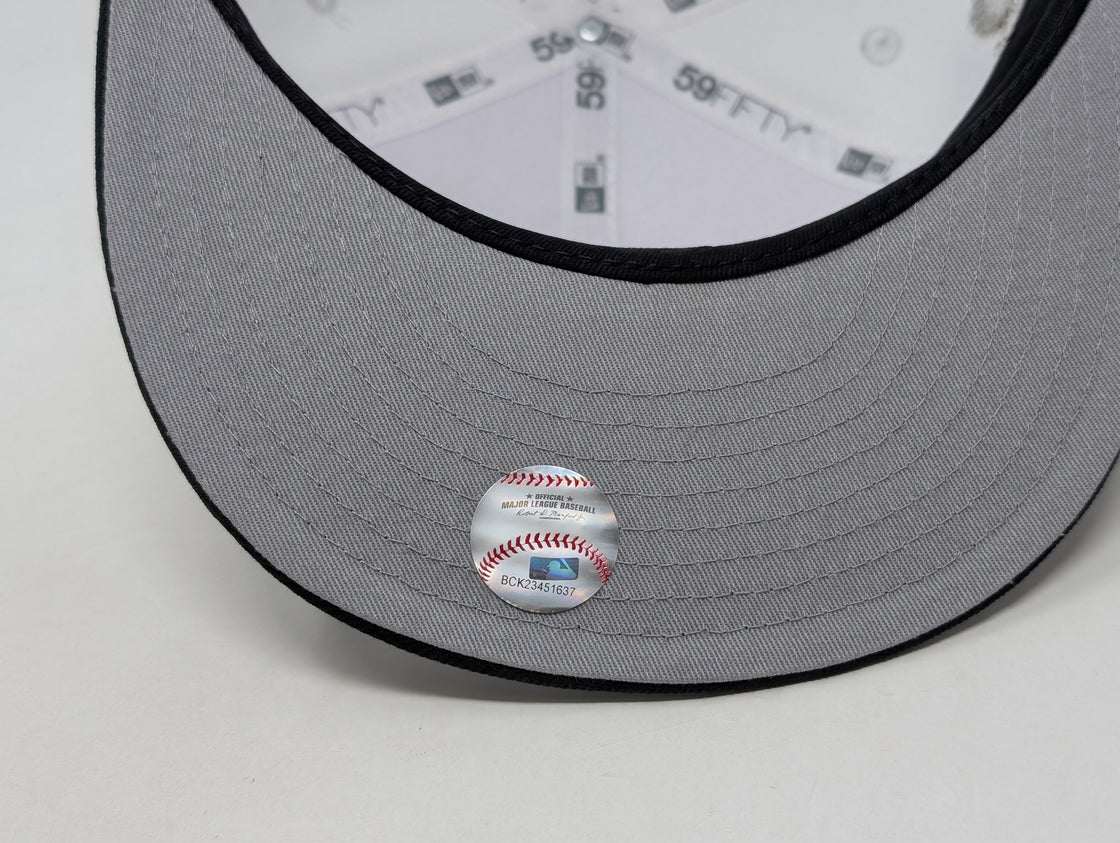 New York Yankees 2024 World Series Fitted Hats-White Black