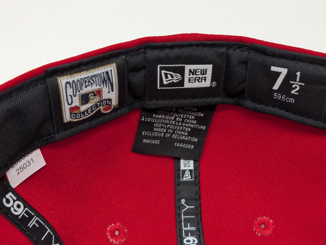 St. Louis Cardinals 2006 World Series Champions New Era Fitted Hats-Red black