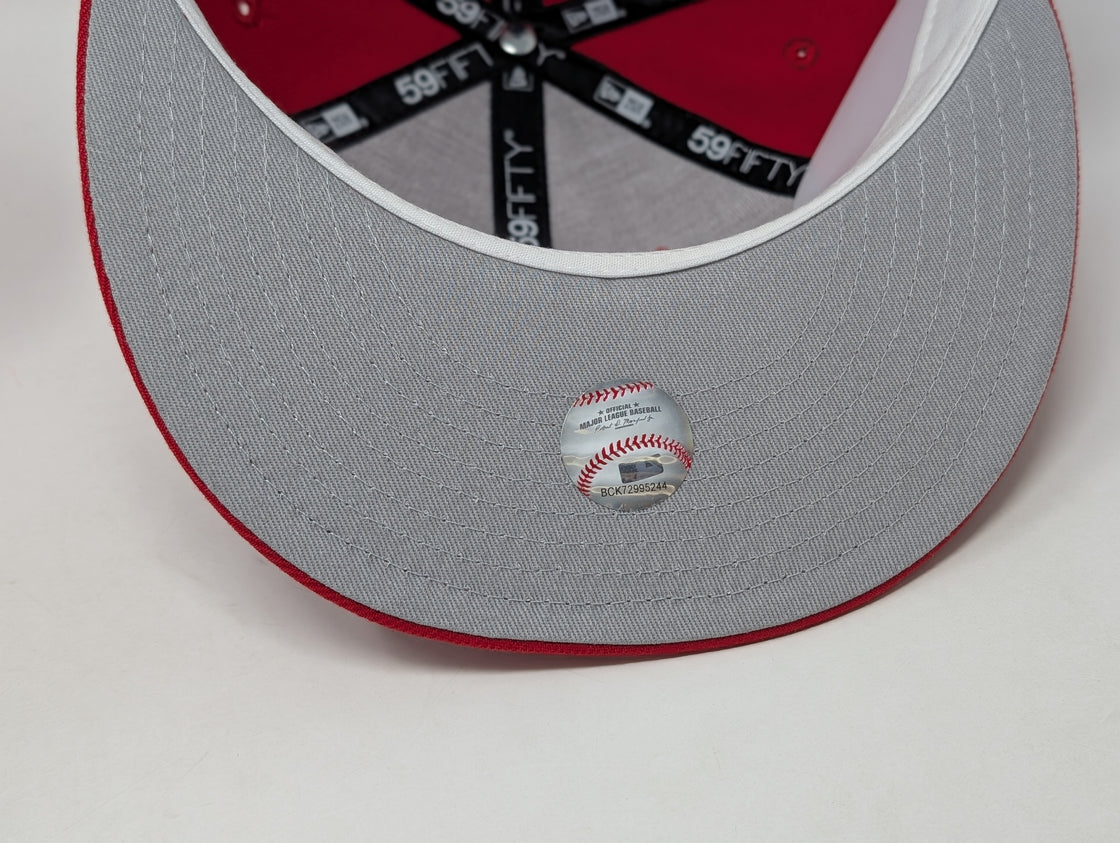 Texas Rangers 40th Anniversary Red New Era Fitted Hats