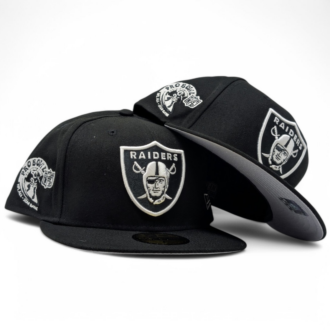 Las Vegas Raiders 2001 Pro Bowl 59Fifty Fitted Hats