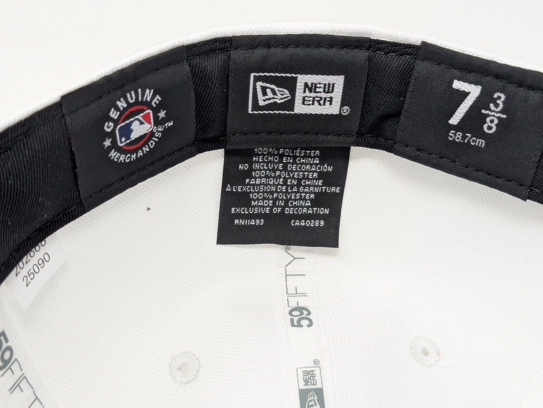 New York Yankees 2024 World Series Fitted Hats-White Black