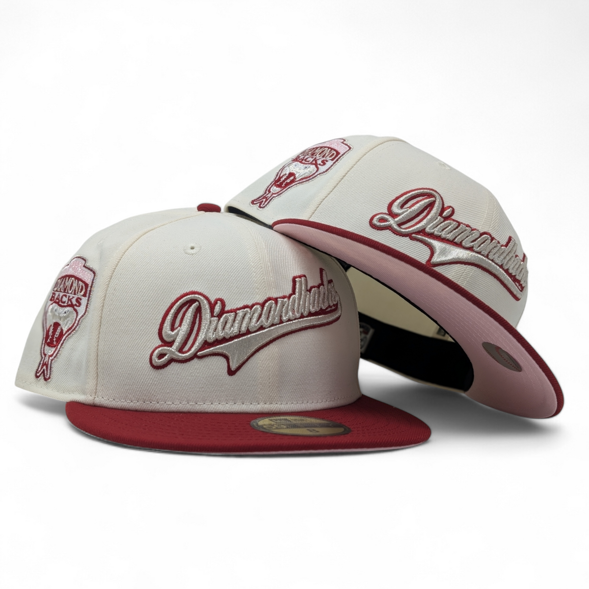 Arizona Diamondbacks 1998 Inaugural Season Pink Brim Fitted
