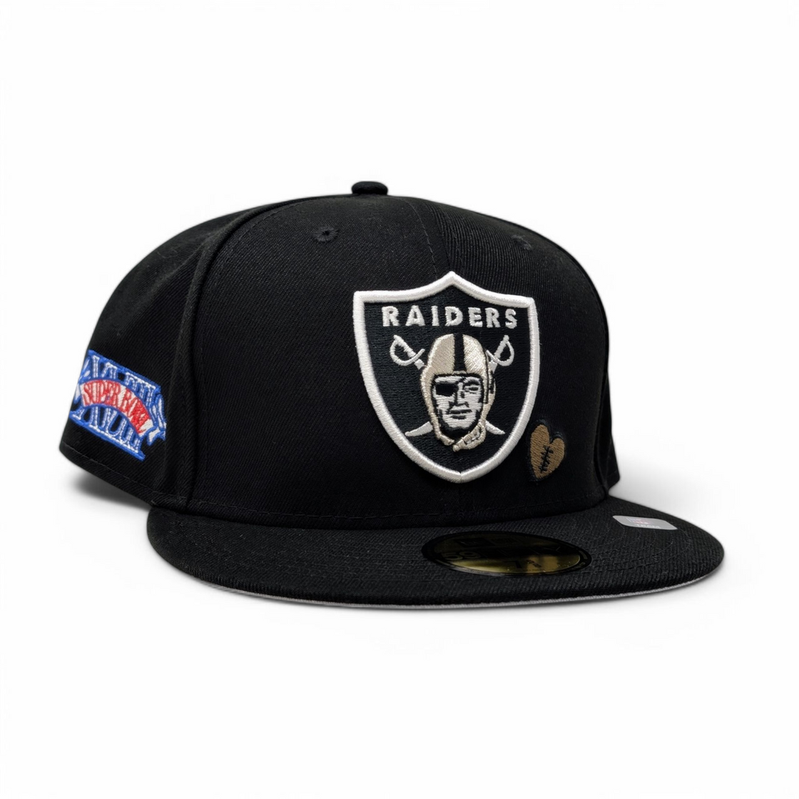 Las Vegas Raiders 1984 Super Bowl 59Fifty Fitted Hats-Black