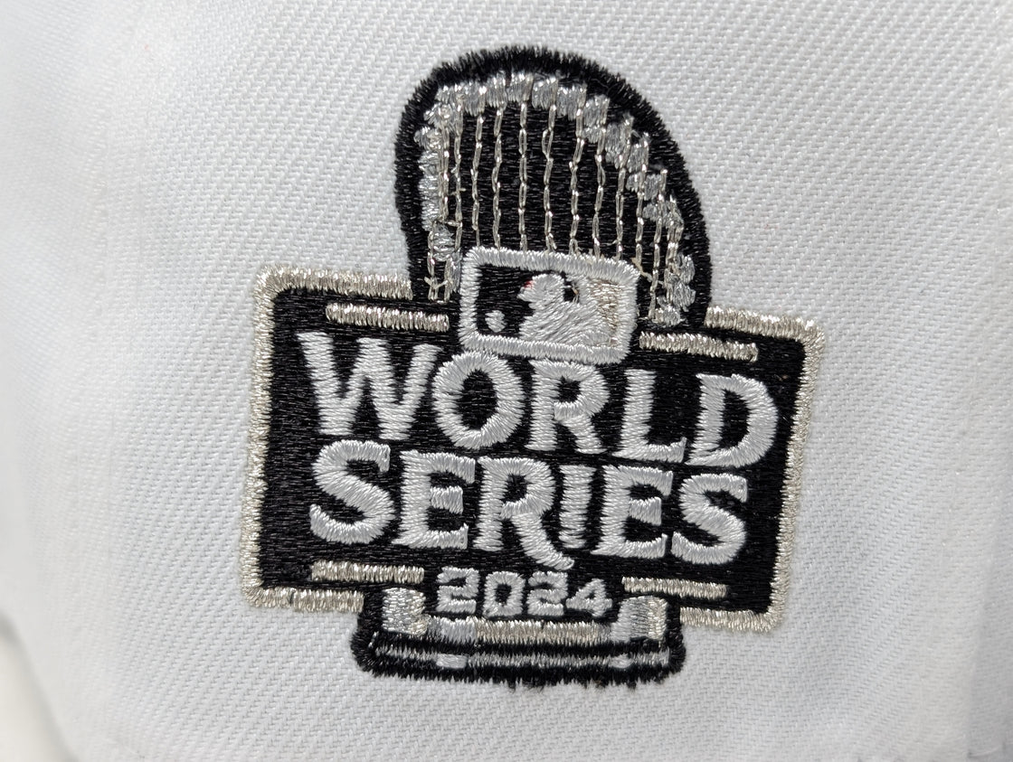 New York Yankees 2024 World Series Fitted Hats-White Black
