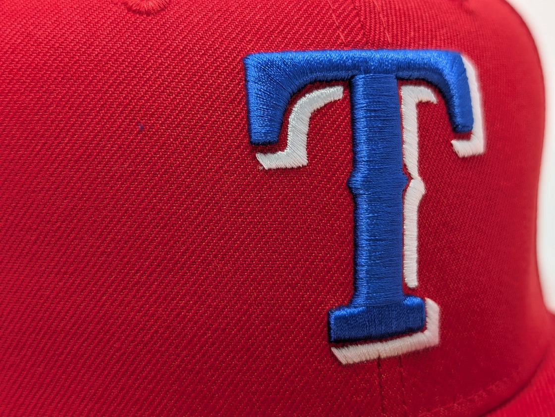 Texas Rangers 40th Anniversary Red New Era Fitted Hats