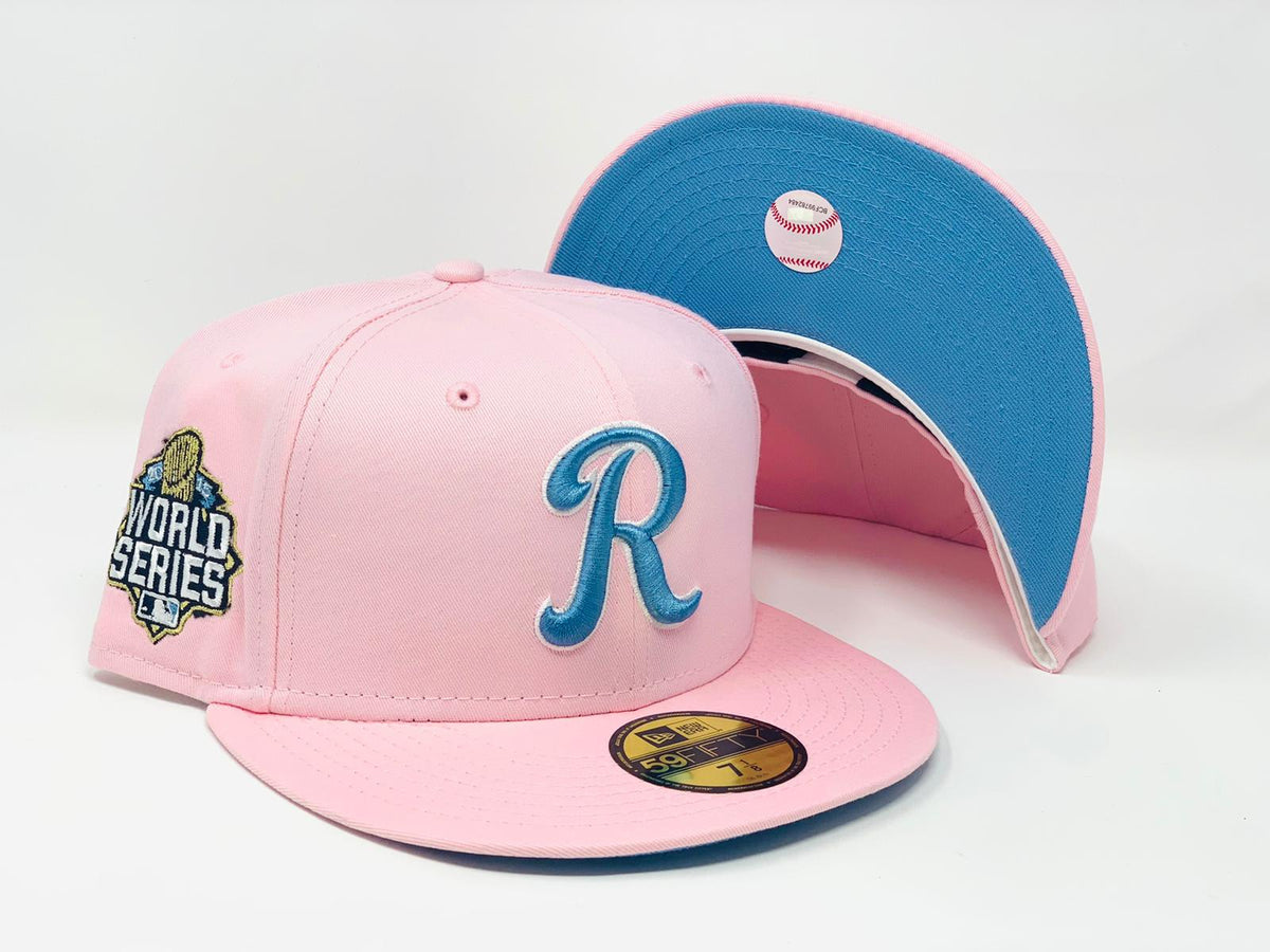 Pink Kansas City Royals 2015 World Series Custom New Era Fitted Hat –  Sports World 165