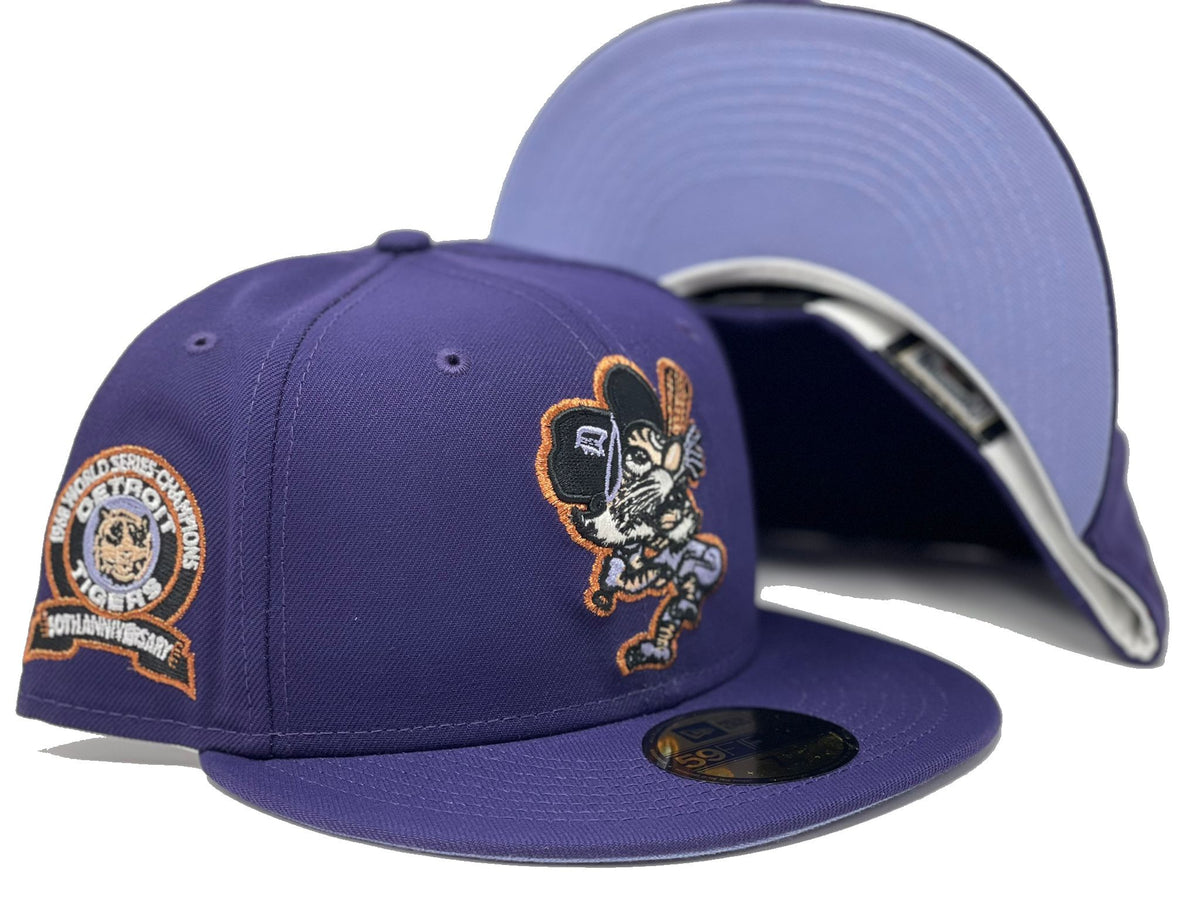 New Era Capsule Hats x Live To Die Detroit Tigers 1968 World Series 59Fifty Fitted  Hat Purple/Pink - FW21 - US