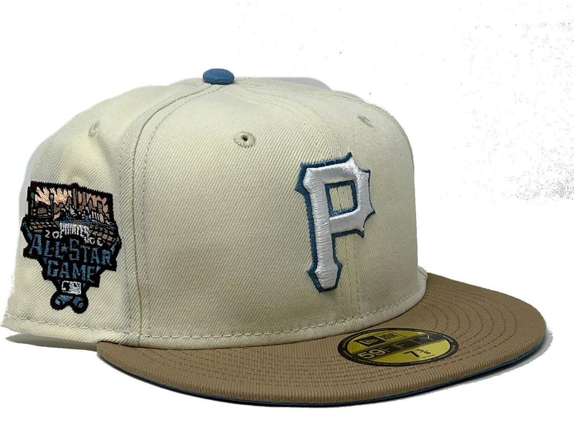 PITTSBURGH PIRATES 2006 ALL STAR GAME SKY BLUE BRIM NEW ERA FITTED HAT