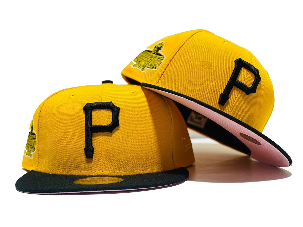 Mustard Pittsburgh Pirates Black Visor Green Bottom 1971 World Series –  Exclusive Fitted Inc.