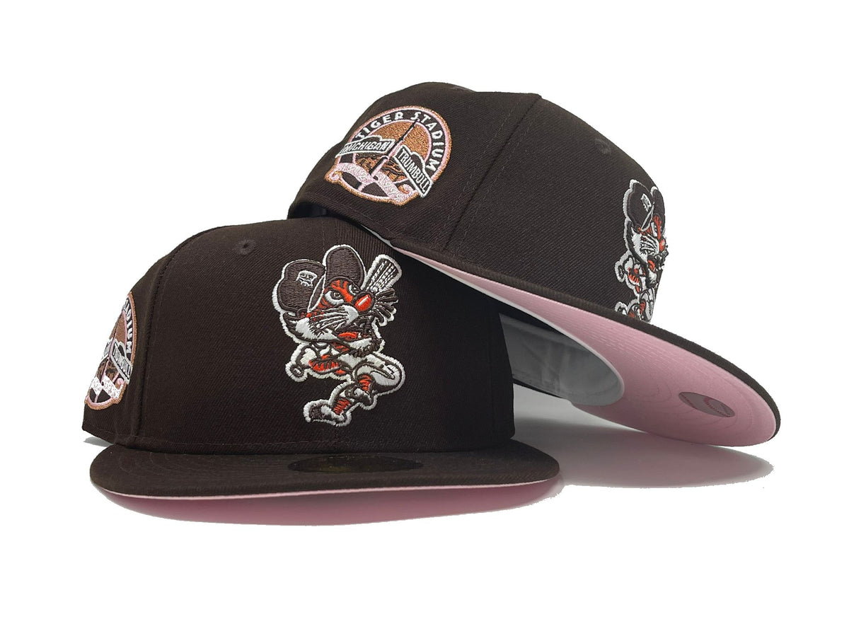 ) Sportsworld Coked Out Tigers Mocha Brown Pink UV Detroit NOT