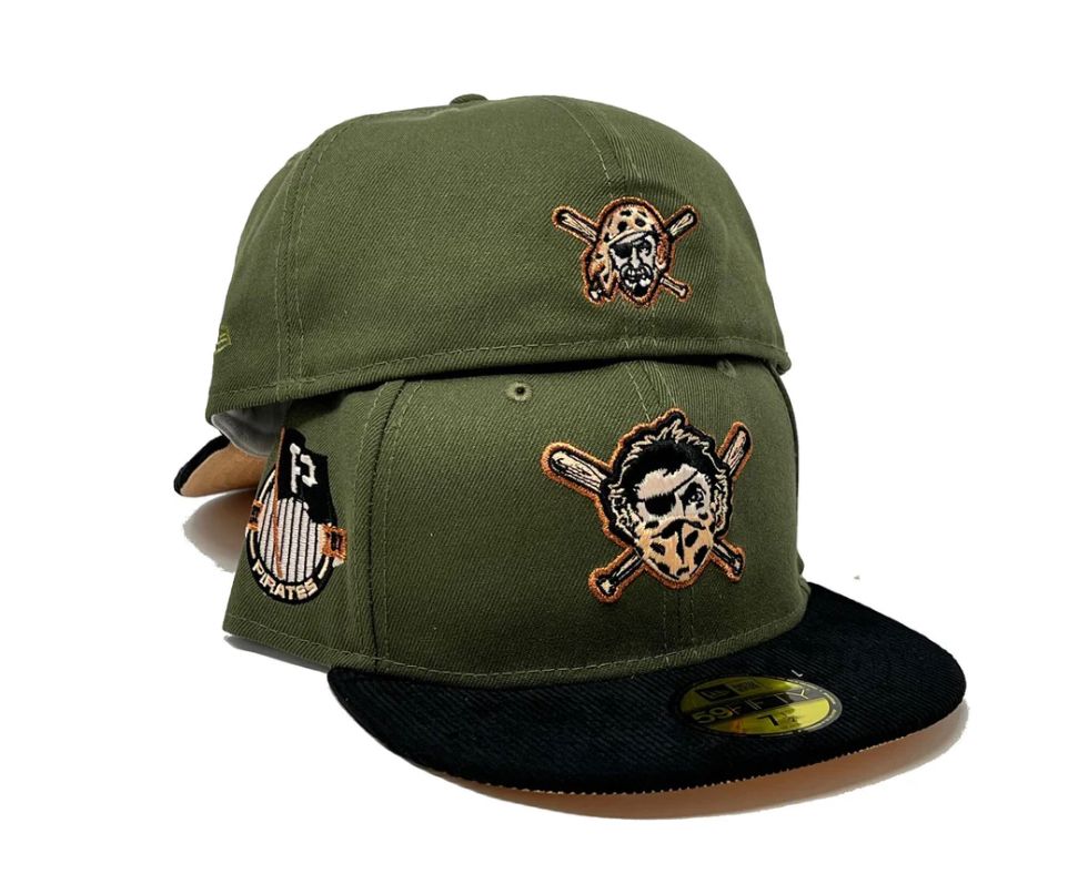 Pittsburgh Pirates Baseball Hat - Vintage Black Corduroy men's baseball hat  - pirates baseball fan - vintage trucker hat - vintage corduroy