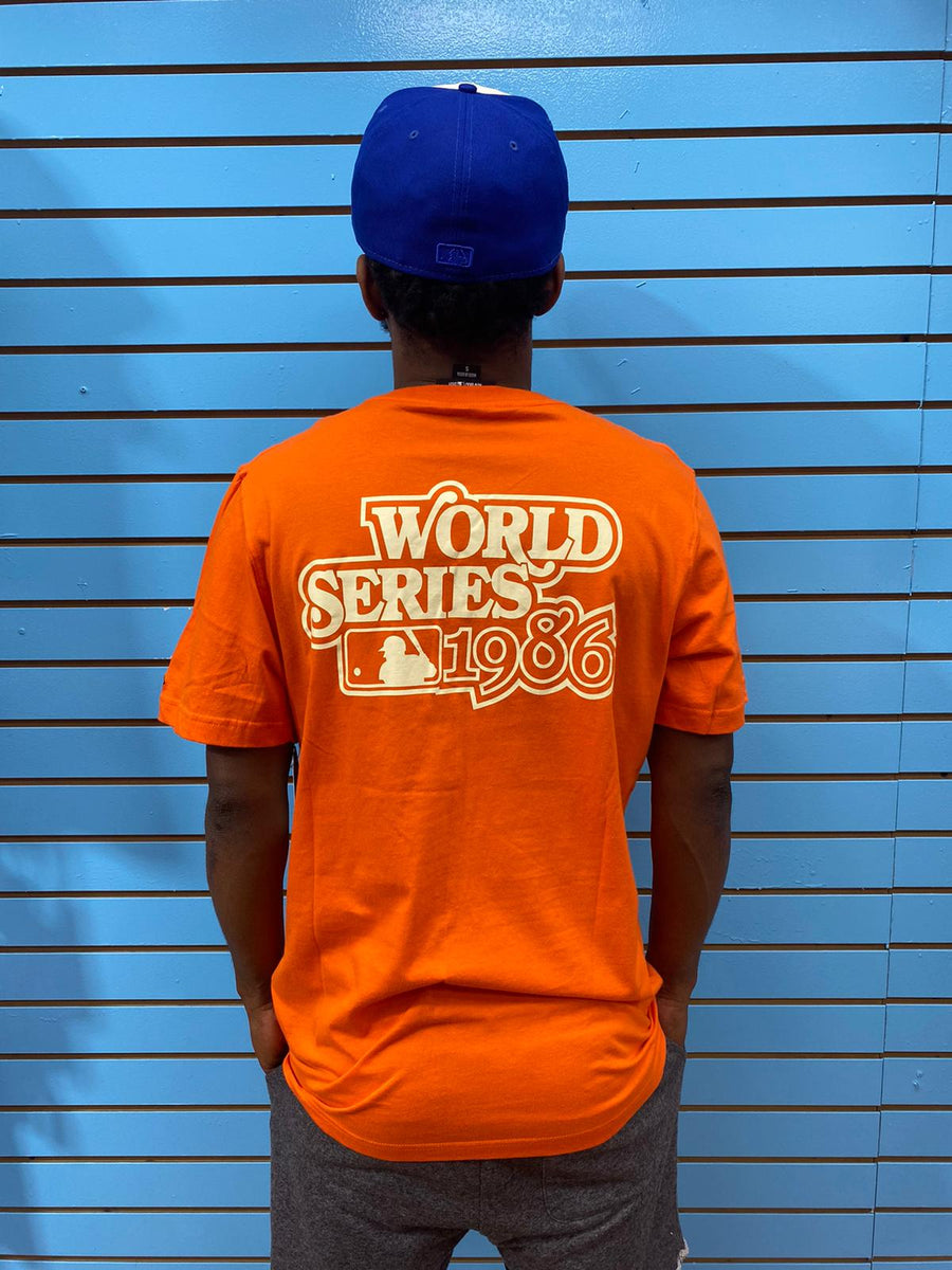 New York Mets New Era Blue 1986 World Series T-Shirt