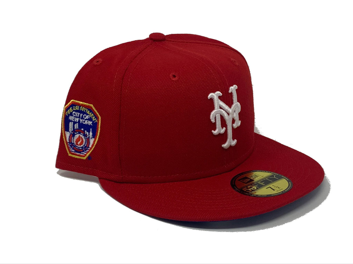 New Era Fitted Fdny 7 1/4 New York Mets By Spugg