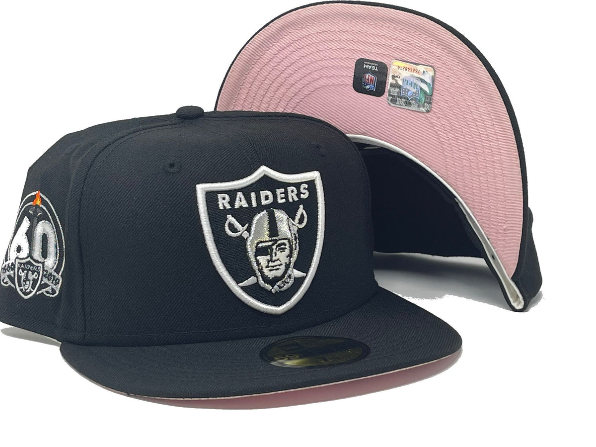 Black Las Vegas Raiders 60th Season Custom New Era Fitted Hat – Sports  World 165