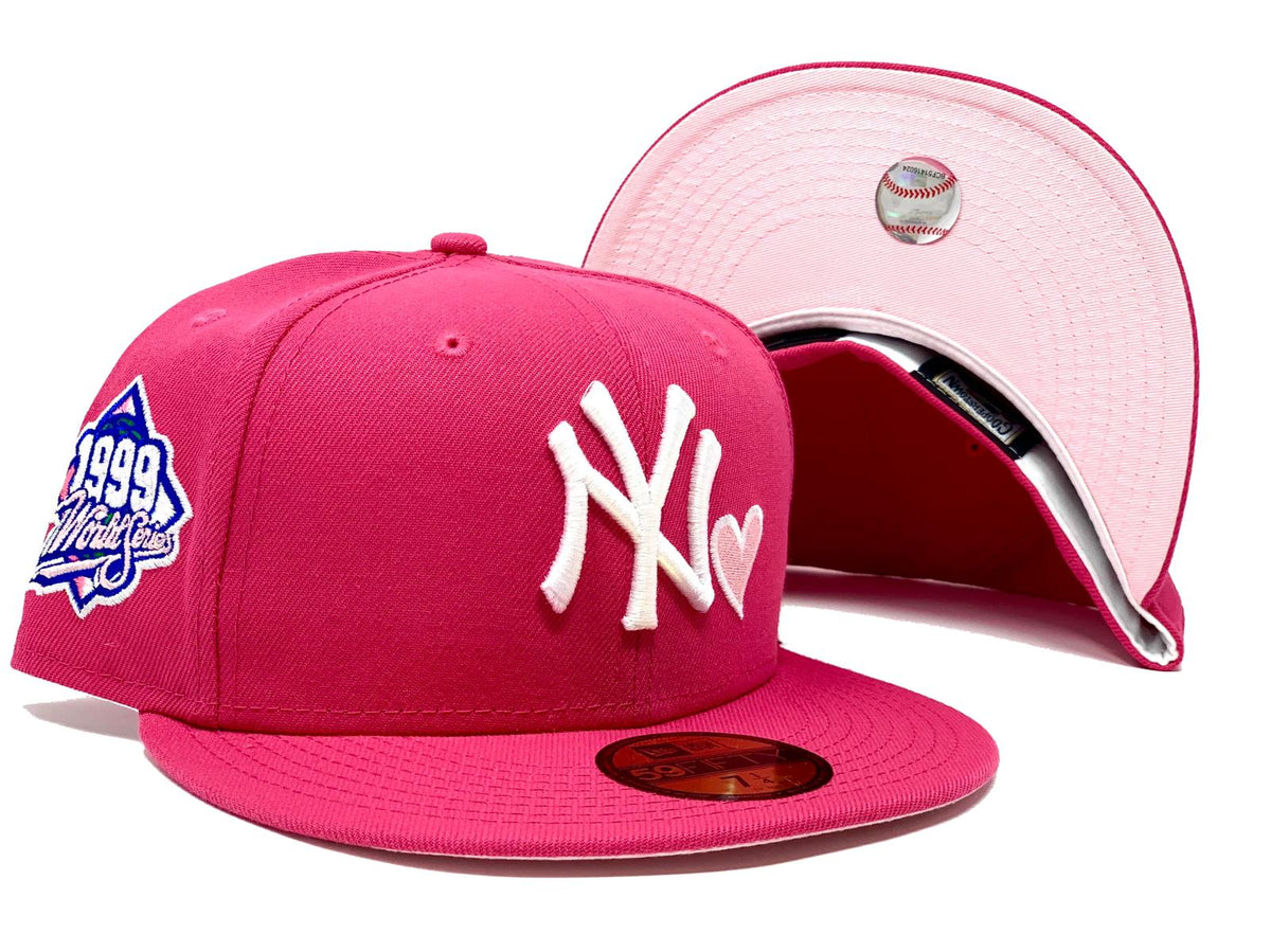 Pro Standard MLB New York Yankees 1999 WS Roses Snapback Hat w/ Pink  Undervisor