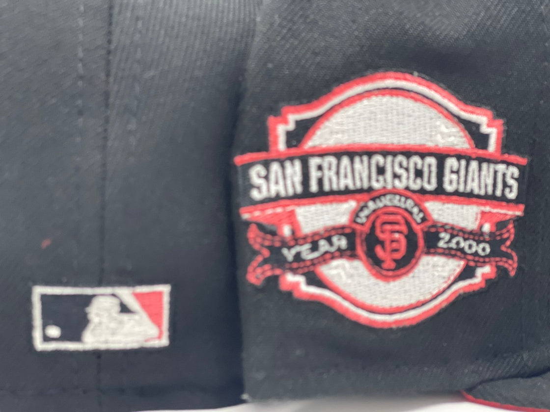 Black San Francisco Giants Custom New Era Fitted Hat