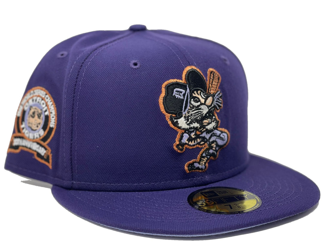 Dark Purple Detroit Tigers 1968 World Series New Era Fitted Hat