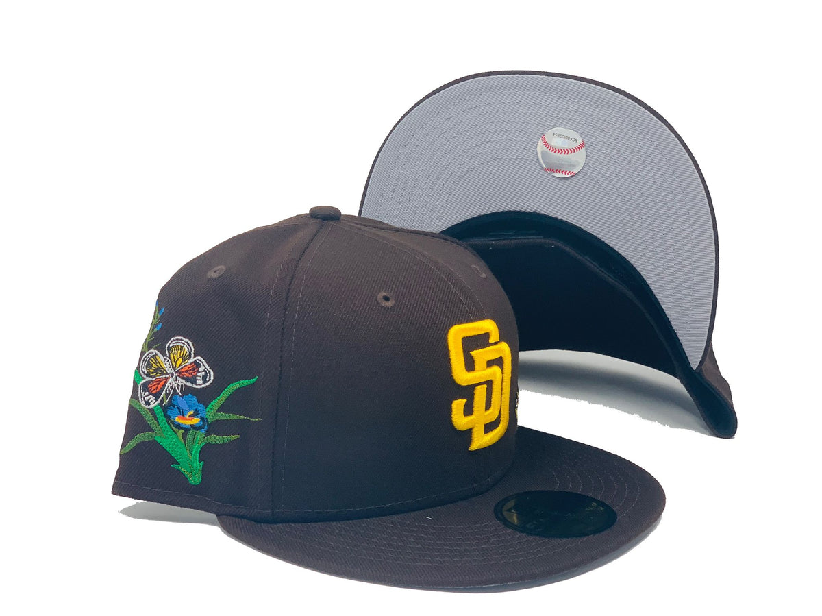 KTZ X Felt 59fifty San Diego Padres Fitted Baseball Hat in Brown for Men