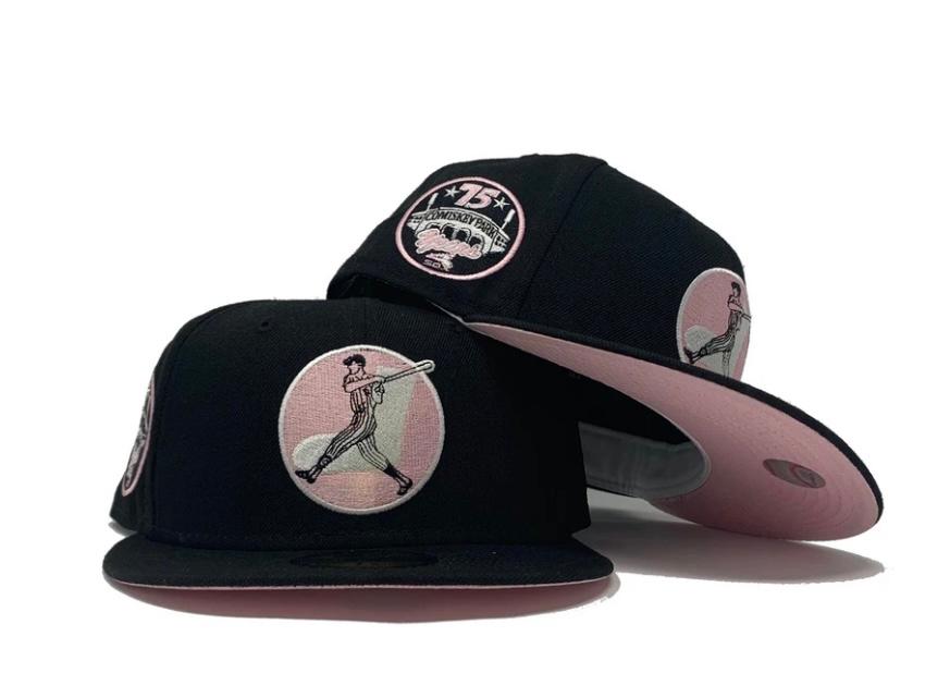 New Era White/coral Chicago White Sox Cooperstown Collection Comiskey Park  75th Anniversary Strawber